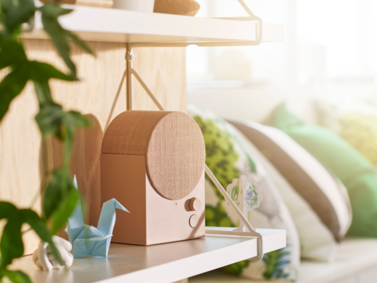 Az IKEA Nattbad Bluetooth hangszóró. (Kép forrása: IKEA)