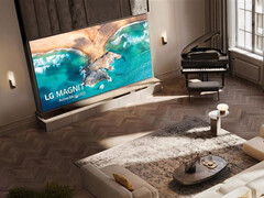 Az LG Magnit Active Micro LED Smart TV-n webOS fut, AirPlay 2 támogatással. (Kép forrása: LG)