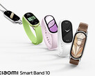A hivatalos teaser kissé nagyobb kijelzőt sejtet, vékonyabb keretekkel. A képen: a Smart Band 10. (Kép forrása: Xiaomi - szerk.)