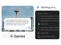A Gemini Spark feldolgozza a repülőjegy-keresést a Chrome-ban, és elindítja a foglalást