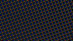 A belső kijelző szubpixel elrendezése