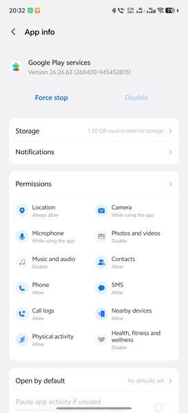 A Google Pay a Play Services 26.26-os verziójával továbbra is problémamentesen működött.