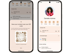 Egy reklámkép a Google QR-alapú ellenőrző rendszeréhez a Google üzenetekben. (Kép forrása: Google)