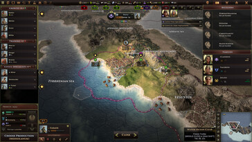 A képen: A játékmenet képernyőkép az Old Worldből.