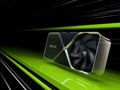 A referencia RTX 4090 GPU művészi renderelése. (Kép forrása: Nvidia)