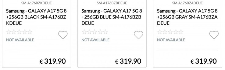 A Galaxy A17 és az A17 5G árazása állítólag előre kiszivárog. (Forrás: Epto)
