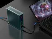 A OneXGPU Lite csatlakoztatva egy OneXPlayer G1-hez. (Kép forrása: One-Netbook)