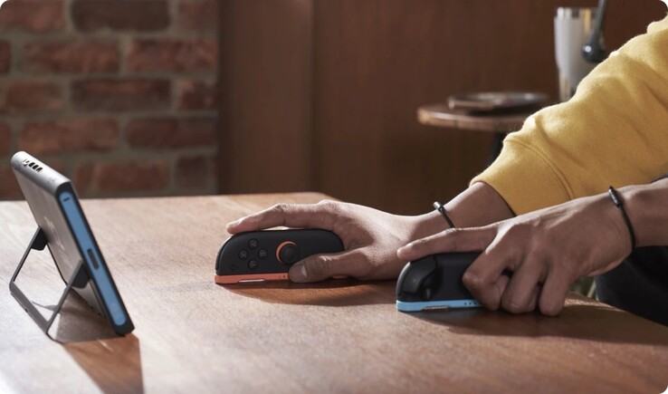 Mindkét Joy-Con egérként is használható. (Kép forrása: Nintendo)