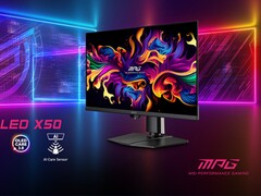 Az MPG 271QR QD-OLED X50 az MSI-től AI Care Sensorral rendelkezik az OLED hosszú élettartamáért. (Kép forrása: MSI)