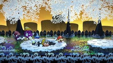 Paper Mario: The Thousand Year Door szint (Kép forrása: Nintendo of America)