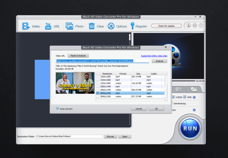 WinX/MacX videókonverter letöltése az egyik videómról (Kép forrása: Antony Muchiri)