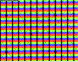 Subpixel szerkezet érintésérzékelő mátrixszal