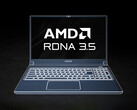 Az RDNA 3.5 2029-ig lehet használatban. Képeken: Egy render, amely egy AMD játékos laptopot mutat. (Kép forrása: AMD - szerk.)