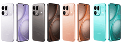 Az Oppo Find X9s Pro színválasztéka