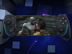 Az ARMSX2 0.5.4-es verziója már elérhető a tesztelők számára. A képen: Android telefonon fut a God of War II. (Kép forrása: r/playstation, Sony és Razer - szerkesztve)