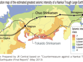 A Chūō Shinkansen vonal és a földrengésveszély 2013-ban