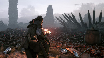 Egy kép, amely patkányrajt ábrázol az A Plague Tale: Innocence című játékból.