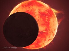 A csillag körül keringő TRAPPIST-1 d bolygó művészi koncepciója (Kép forrása: NASA, ESA, CSA, Joseph Olmsted, és STScI)