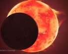 A csillag körül keringő TRAPPIST-1 d bolygó művészi koncepciója (Kép forrása: NASA, ESA, CSA, Joseph Olmsted, és STScI)