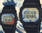 A képen a korábban megjelent Casio DW-5600KHG24-1JR (balra) és DW-5600KHK24-1JR (jobbra). Az új órák ezekhez képest eltérő műalkotásokkal lesznek ellátva. (Kép forrása: Casio)