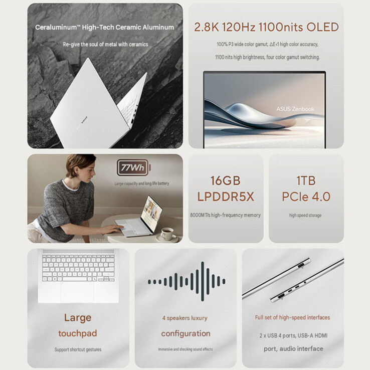 Az AMD Zenbook Air 2026 legfontosabb jellemzői (gépi fordítás)