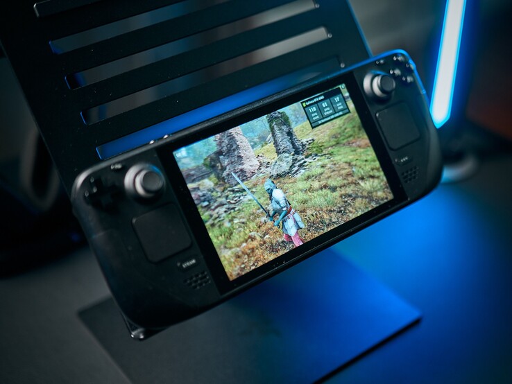 A képen: Oblivion játék a Steam Deck-en a GeForce Now oldalon keresztül (Kép forrása: Alex Wätzel from Notebookcheck)