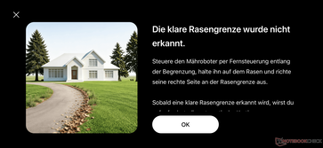 A tesztelés során az AI-alapú leképezés nem működött