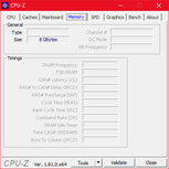 CPU-Z Memory