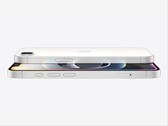 az iPhone 16e (a képen) kivágott kijelzővel és egyetlen hátlapi kamerával rendelkezik. (Kép forrása: Apple)