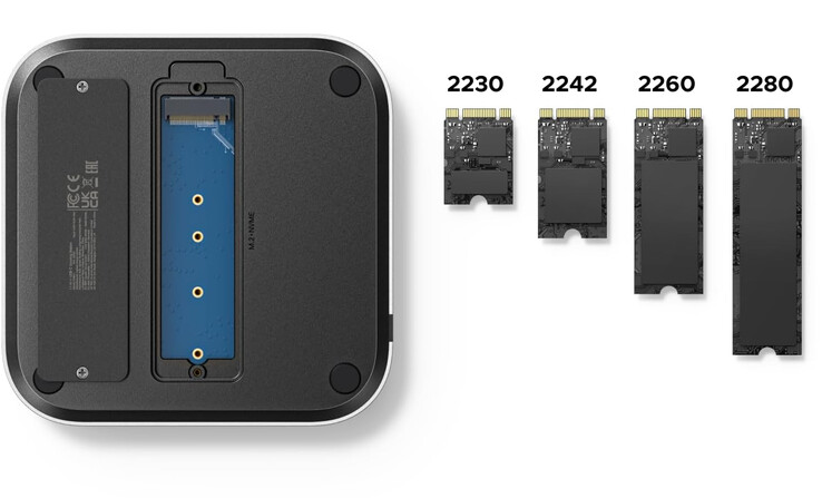 Az Ugreen Mac mini dokkolója támogatja az összes népszerű M.2 SSD méretét. (Kép forrása: Ugreen)