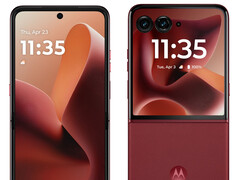 A Rio Red a Razr 60 Ultra négy induló színének egyike lesz. (Kép forrása: via Evan Blass)