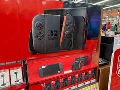 Nintendo Switch 2 kiskereskedelmi kijelző (Kép forrása: Nintendeal X fiók)