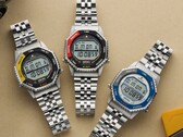 Balról: Seiko SMGG17 (sárga/fekete), SMGG19 (piros/fekete) és SMGG21 (kék/ezüst).