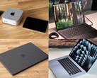 Kollázs Apple Mac mini, MacBook Air és MacBook Pro összeállítások, amelyek hasonlíthatnak a közelgő M5 termékcsaládra (Kép forrása: Notebookcheck)
