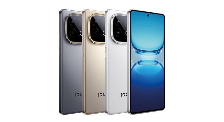 Az iQOO Z10 Turbo+ polárszürke, fehér felhőtenger és sivatagi színváltozatokban kapható (Kép forrása: iQOO)