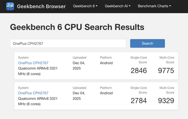 (Kép forrása: Geekbench)