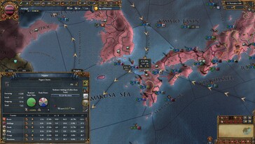 A képen: Az Europa Universalis IV játékmenetéről készült screenshot.