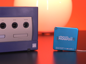 A Nintendo Gamecube és az apró kulcstartó méretű Nintendo Kawaii Wii mellett látható képernyőfelvétel