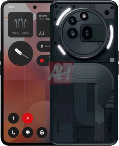 Nothing Phone (3a) Pro design (kép forrása: Android Headlines)