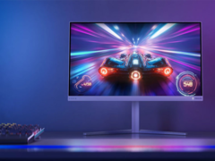 A Philips 27M2N6801M játékmonitor (a képen) az sRGB 99,9%-át, a DCI-P3 98%-át és az Adobe RGB 96,4%-át lefedi. (Kép forrása: Display Specifications)