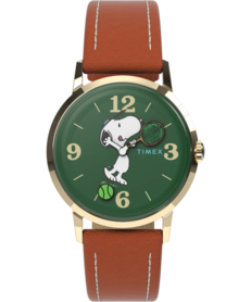 Peanuts x Timex Marlin kézi felhúzású Snoopy Tennis TW2V88800 elülső oldal