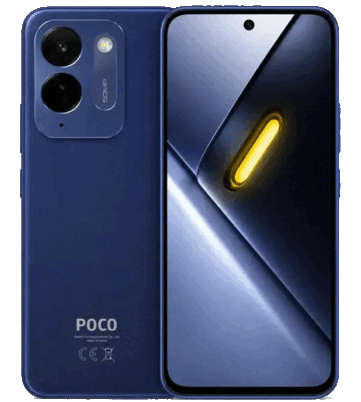 A kék színű Poco C9 Pro.