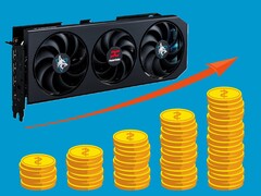 A PowerColor Hellhound RX 9070 XT néhány hónapon belül 700 dollár fölé kerülhet. (Kép forrása: PowerColor, Pixabay, szerkesztés)