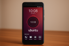 Ubuntu Touch okostelefon AI renderelés, Ubuntu Touch 24.04-1.0 megjelent (Kép forrása: OpenAI segítségével generált)