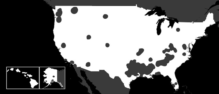 Starlink Residential Lite terv elérhetőségi térkép.