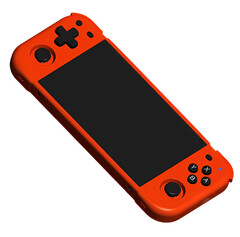 Az XU40 H55 a Switch Lite mintájára készült, de a d-padot és a bal oldali joysticket áthelyezték. (Kép forrása: XU Retro via Retro Handhelds)