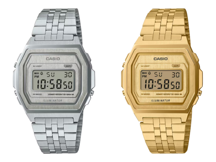 A Casio Vintage A1000A-7 (balra) és A100G-9 (jobbra) órák. (Kép forrása: Casio)