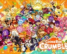 A CookieRun: Crumble hivatalos főposzterén a hamarosan megjelenő játék kiterjedt szereplőgárdája látható.