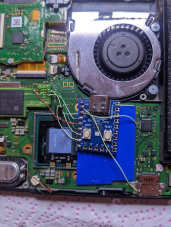 Picofly Nintendo Switch modchip (Kép forrása: Wololo.net)