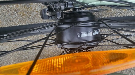 A Touroll B2 e-bike motorja